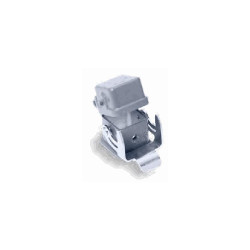 Embase encastrée 3A, Alliage de zinc moulé, Alliage de zinc moulé, IP65, Sortie basse
